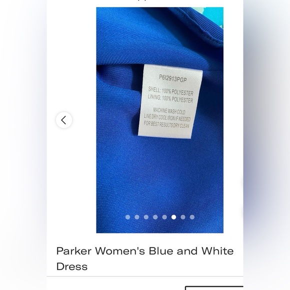 Parker floral dress size XS - Picture 9 of 10